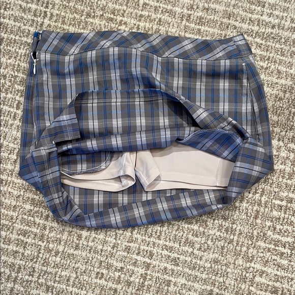 Under Armour Blue Mini Athletic Skirt Sz 6 - Picture 2 of 4